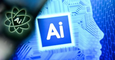 A photo taken shows the letters Ai for Artificial Intelligence on a laptop screen, Frankfurt, Germany, Jan. 2, 2025. (AFP Photo)