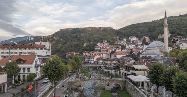 Buildings in the city with Ottoman heritage, where Turkish cultural heritage continues to thrive, Prizren, Kosovo, Sept. 12, 2026. (AA Photo)