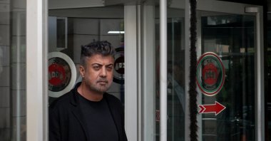 Raci Şaşmaz leaves the courthouse after testifying, Istanbul, Türkiye, Sept. 14, 2026. (AA Photo)