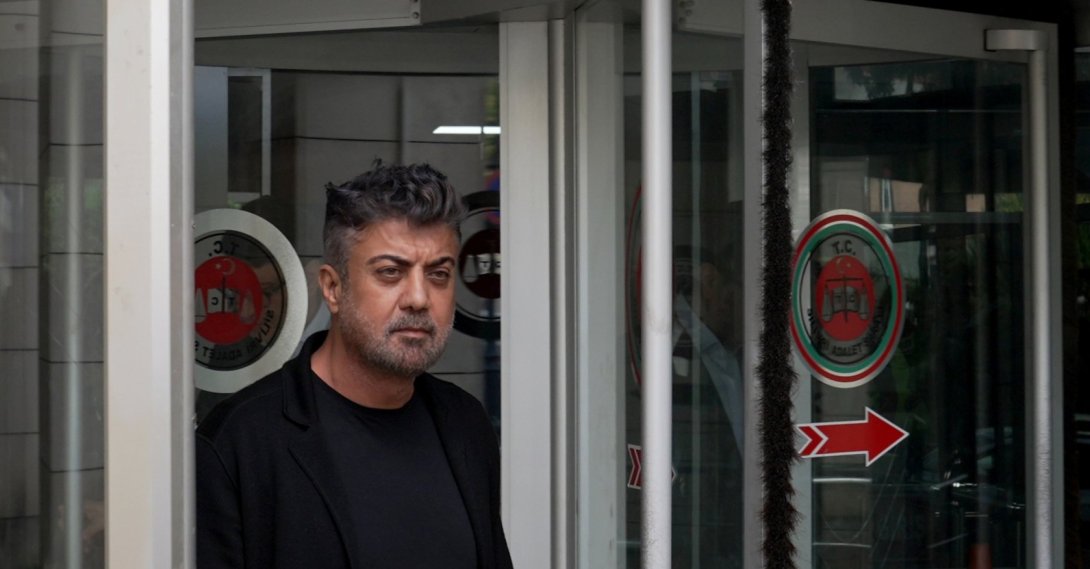 Raci Şaşmaz leaves the courthouse after testifying, Istanbul, Türkiye, Sept. 14, 2026. (AA Photo)