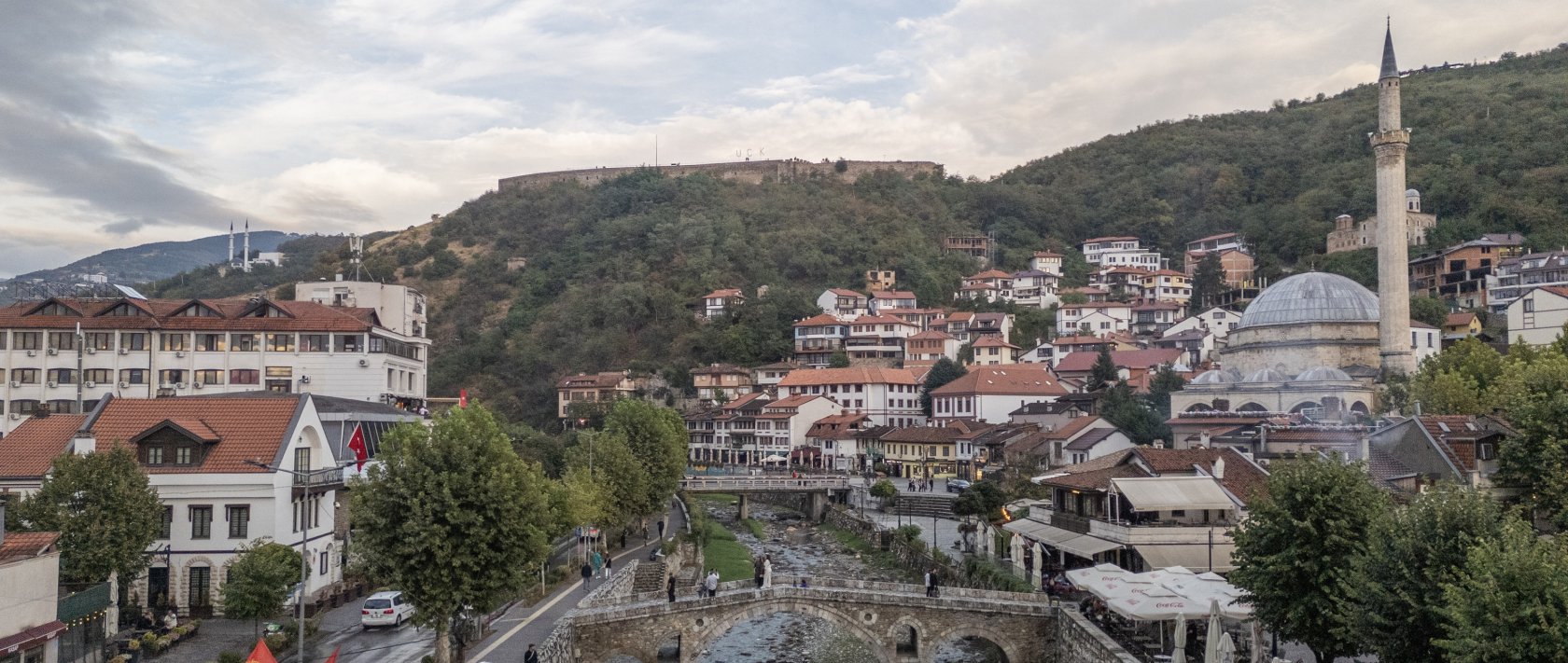 Buildings in the city with Ottoman heritage, where Turkish cultural heritage continues to thrive, Prizren, Kosovo, Sept. 12, 2026. (AA Photo)