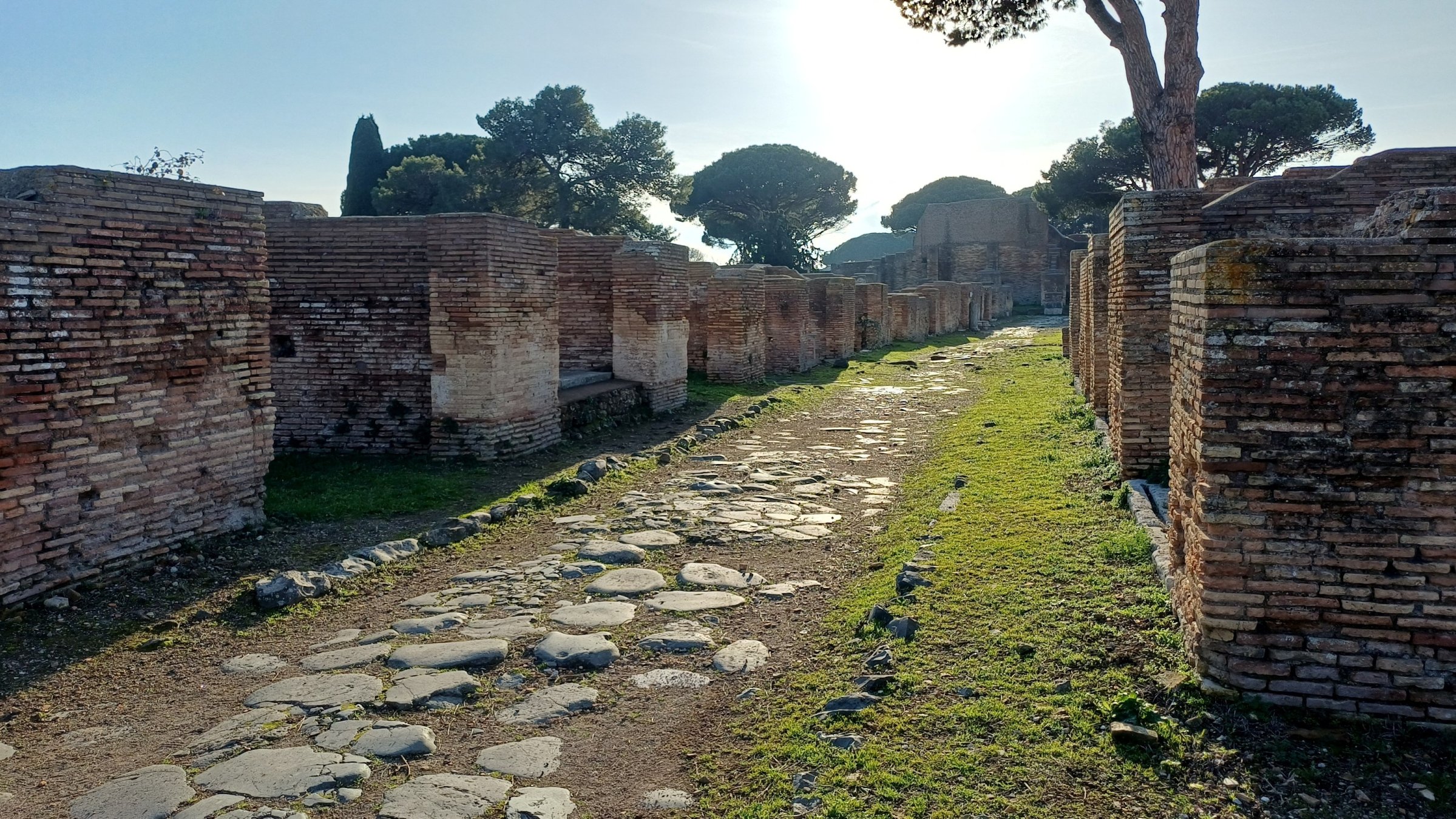 A street in Ostia, the ancient seaport of Rome, Italy, Sept. 14, 2026. (Reuters Photo)