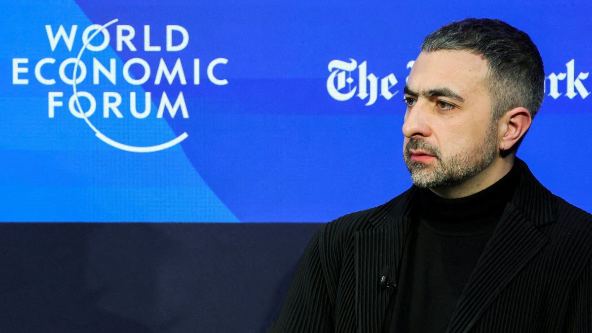 Mustafa Suleyman, Co-Founder and CEO at Inflection AI, attends the 54th annual meeting of the World Economic Forum, in Davos, Switzerland, Jan. 18, 2024. (Reuters File Photo)