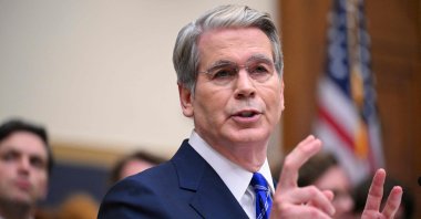US Treasury Secretary Scott Bessent testifies during a House Financial Services Committee hearing on the state of the international financial system on Capitol Hill in Washington, D.C., on Sept. 15, 2026. (AFP Photo)