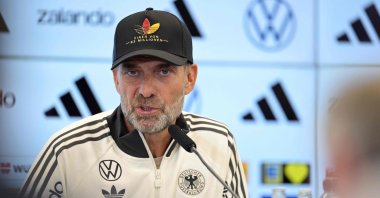Germany's national team coach Juergen Klopp addresses a press conference to announce his squad, in Frankfurt, Germany, Sept. 17, 2026. (AFP Photo)