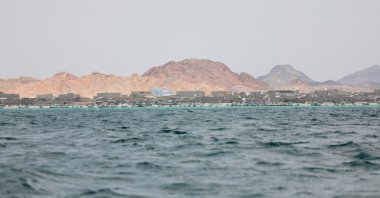 A view of a village on the coast of Bab el-Mandeb, Yemen, April 2, 2026. (Reuters Photo)