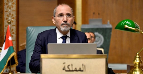 Jordan's Foreign Minister Ayman Safadi attends a meeting of the Council of Arab Foreign Ministers at the Arab League headquarters in central Cairo, Sept. 7, 2026. (AFP Photo)