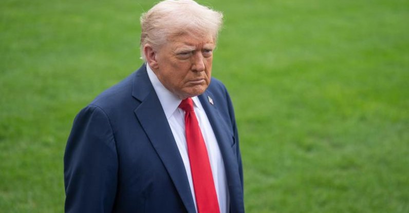 U.S. President Donald Trump prepares to answer questions from reporters at the White House in Washington, D.C., U.S., Sept. 21, 2025. (DHA Photo)