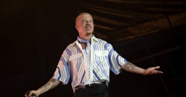 U.S. rapper Macklemore performs live on stage during the 5th Lollapalooza Paris Festival, Paris, France, July 19, 2025. (Getty Images Photo)