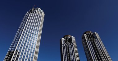 The headquarters of Işbank is seen next to Işbank Towers in Istanbul, Türkiye, Feb. 13, 2020. (Reuters Photo)