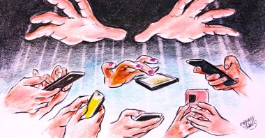 "The crucial questions are no longer limited to “What are we looking at?” but increasingly include “How do we think?” “What do we believe?” and even “How do we make our decisions?”" (Illustration by Erhan Yalvaç)