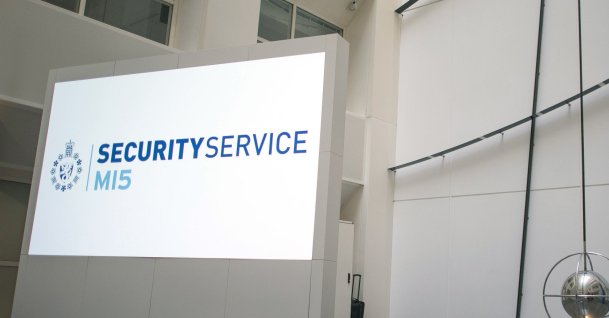 The headquarters of MI5 at Thames House in London, Tuesday, Feb. 25, 2020. (AP File Photo)