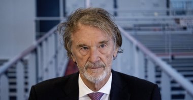 INEOS Chairman Sir Jim Ratcliffe attends the inauguration of Greensand, Esbjerg, Denmark, Sept. 18, 2026. (EPA Photo)