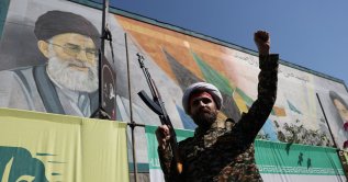 A man attends a military march in Tehran, Iran, Sept. 18, 2026. (Reuters Photo)