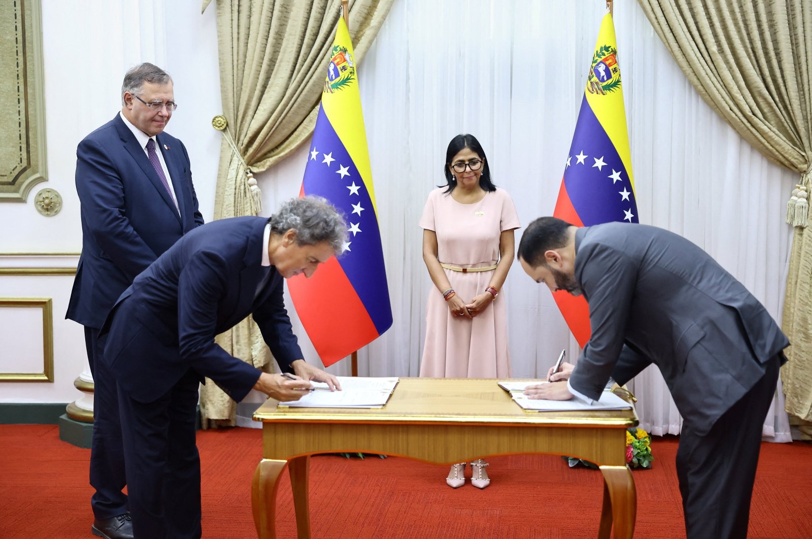 Venezuela leader Rodriguez signs agreement with French Oil Company Total Energies - reuters.com