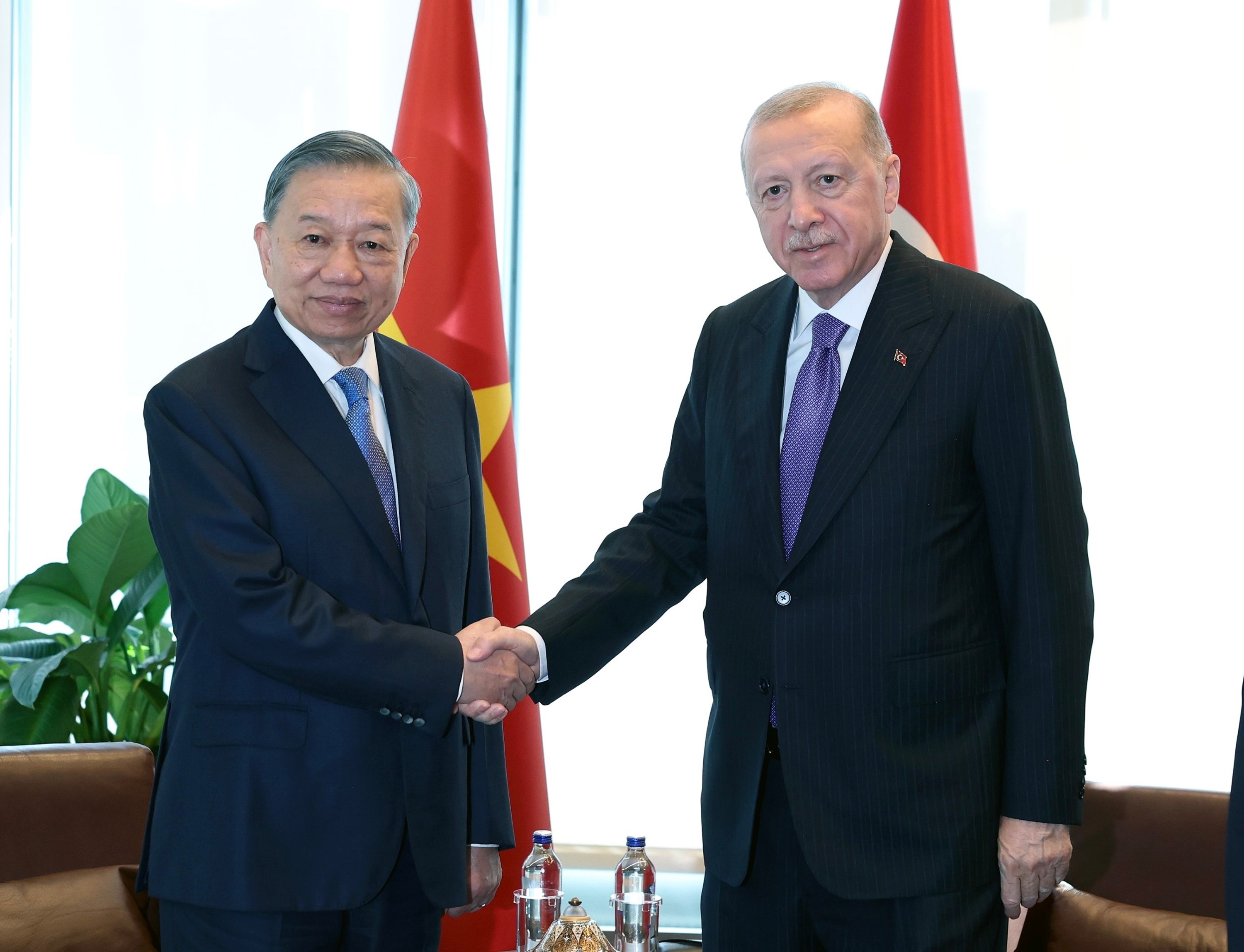 President Erdoğan holds Vietnam, Libya talks on sidelines of UN meeting