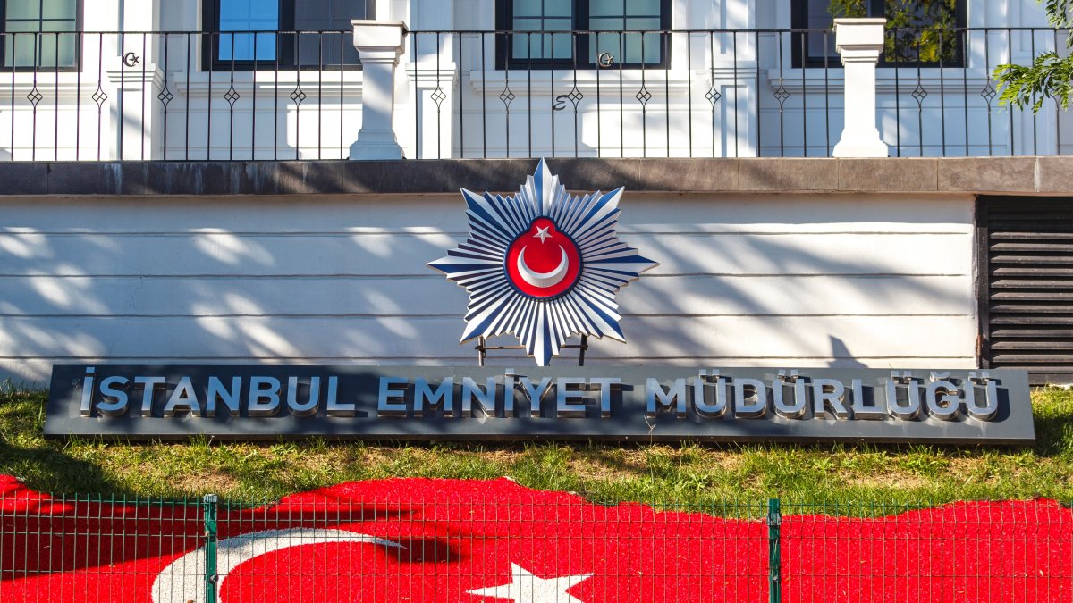 View of the exterior signage of the Istanbul General Directorate of Security, Istanbul, Türkiye, Oct. 31, 2021. (Shutterstock Photo)