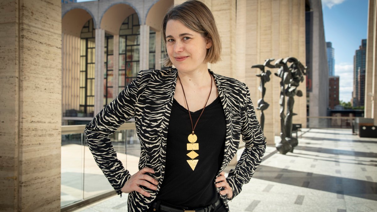 Louisa Proske poses for a portrait, New York, U.S., Sept. 18, 2026. (AP Photo)