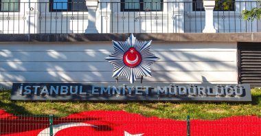 View of the exterior signage of the Istanbul General Directorate of Security, Istanbul, Türkiye, Oct. 31, 2021. (Shutterstock Photo)