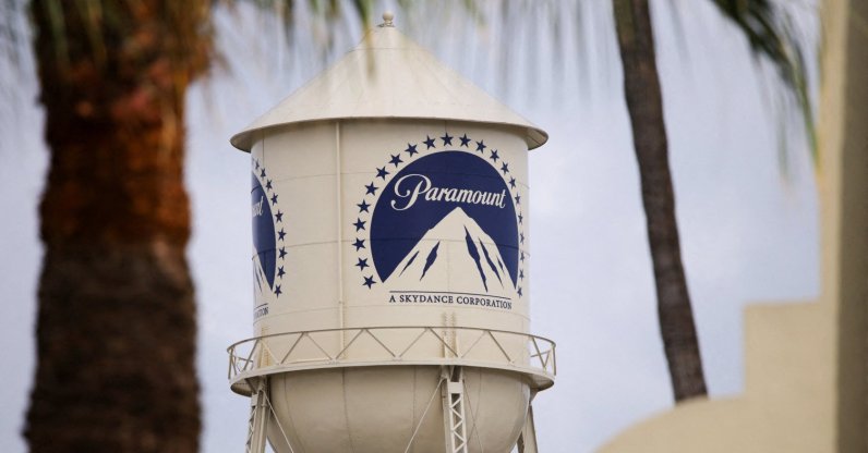 The Paramount water tower on the Paramount Studio lot in Hollywood, Los Angeles, California, U.S., Sept. 17, 2026. (Reuters Photo)