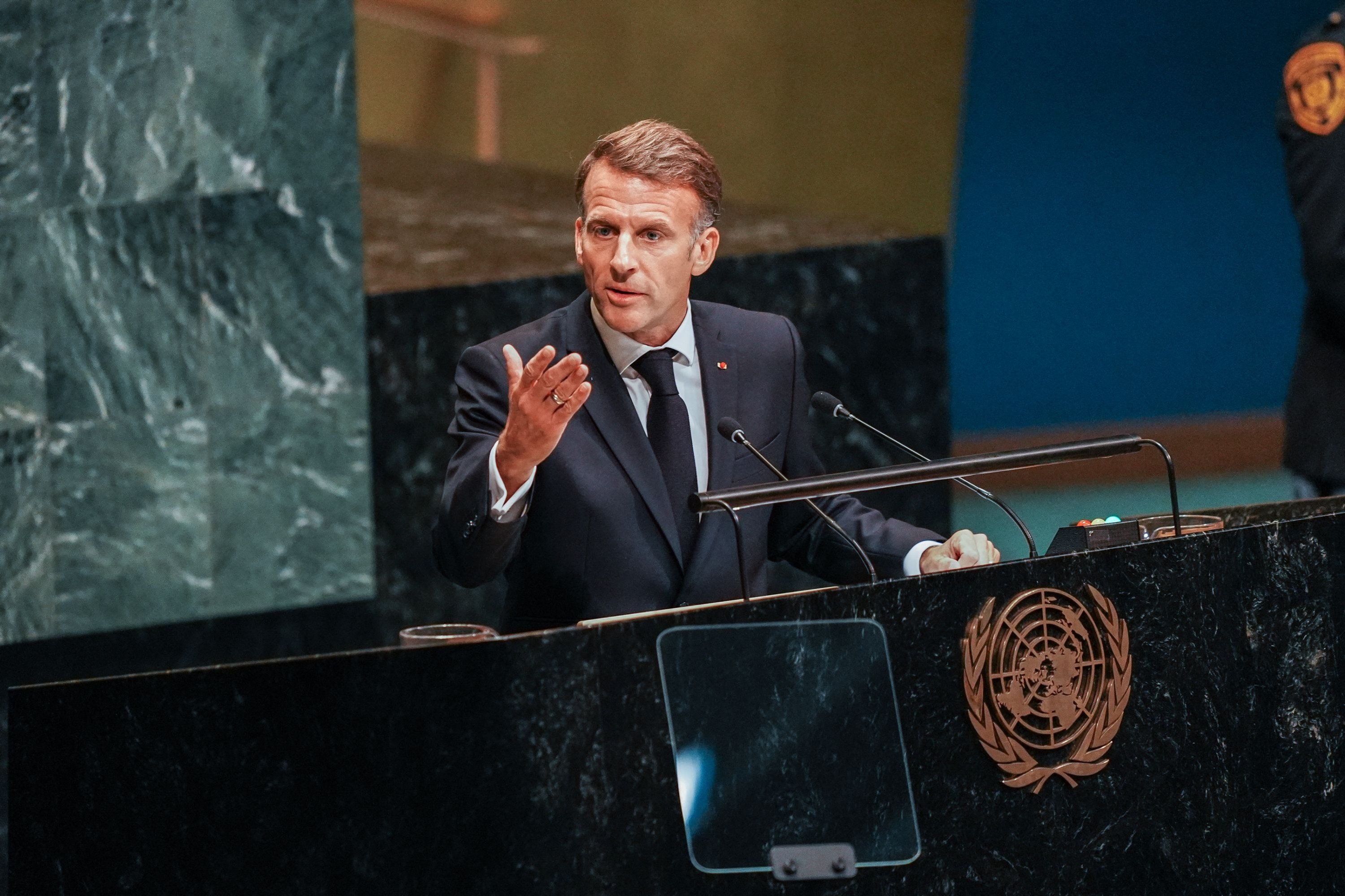 Macron slams Israel’s ‘shameful’ Gaza aid restrictions, demands action