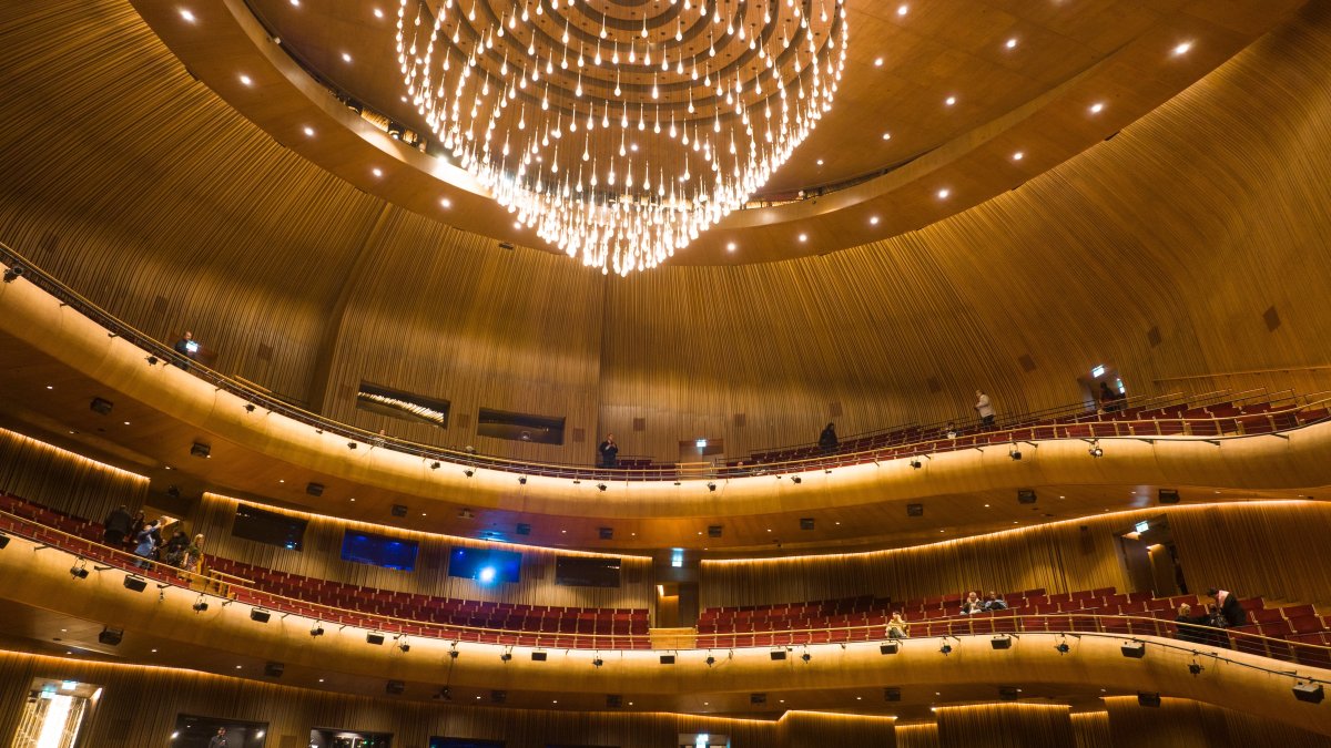 An inside view of the Ataturk Cultural Center (Ataturk Kültür Merkezi), Istanbul, Türkiye, Sept. 12, 2022. (Shutterstock Photo)