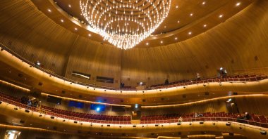 An inside view of the Ataturk Cultural Center (Ataturk Kültür Merkezi), Istanbul, Türkiye, Sept. 12, 2022. (Shutterstock Photo)