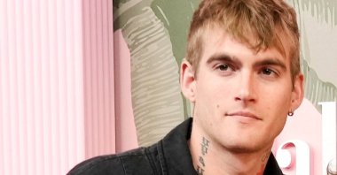 Presley Gerber poses at the Samuel Goldwyn Theatre, California, U.S., March 14, 2024. (AP Photo)