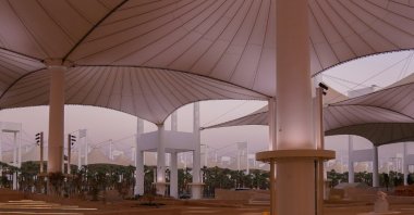 Organized by the Diriyah Biennale Foundation, the Islamic Arts Biennale will open Nov. 1, 2027, at the Western Hajj Terminal of King Abdulaziz International Airport, Jeddah, Saudi Arabia. (AA Photo)