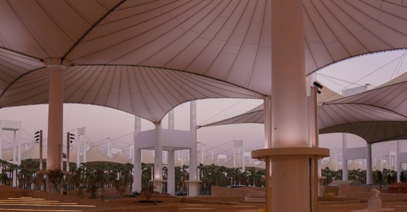 Organized by the Diriyah Biennale Foundation, the Islamic Arts Biennale will open Nov. 1, 2027, at the Western Hajj Terminal of King Abdulaziz International Airport, Jeddah, Saudi Arabia. (AA Photo)