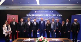 President Recep Tayyip Erdoğan attends a signing ceremony between Turkish Airlines and Boeing on the sidelines of the 81st United Nations General Assembly in New York, U.S., Sept. 23, 2026. (Turkish Presidency Handout via AA)