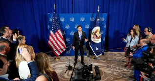 United States Secretary of State Marco Rubio speaks to the media after meeting with Russian Foreign Minister Sergey Lavrov, in New York, U.S., Sept.23, 2026. (Reuters Photo)