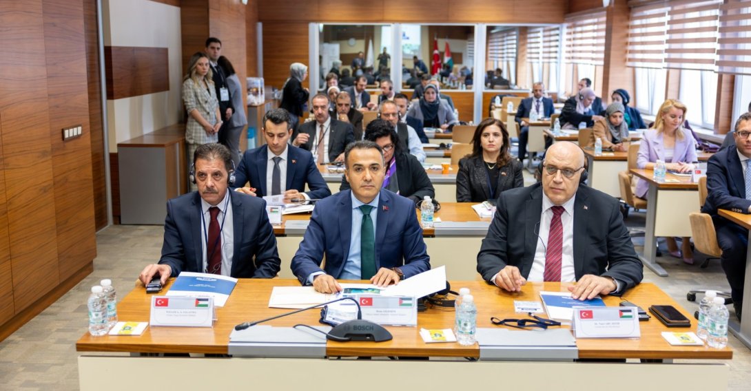An 18-member delegation of Palestinian judges and prosecutors arrives in Türkiye to attend a training program, Ankara, Türkiye, Sept. 23, 2026. (AA Photo)