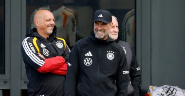 Germany coach Jürgen Klopp during training ahead of the UEFA Nations League against the Netherlands at the Adidas campus, Herzogenaurach, Germany, Sept. 22, 2026. (Reuters Photo)