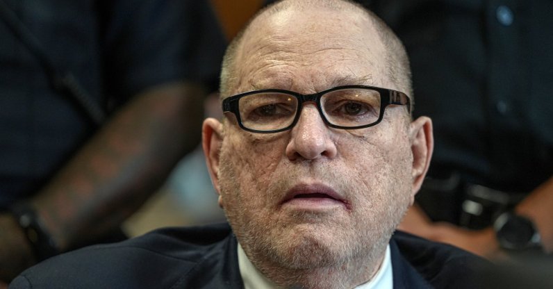 Harvey Weinstein appears in Manhattan Supreme Court for sentencing for the 2006 sexual assault of a former television production assistant, New York, U.S., Sept. 23, 2026. (EPA Photo)