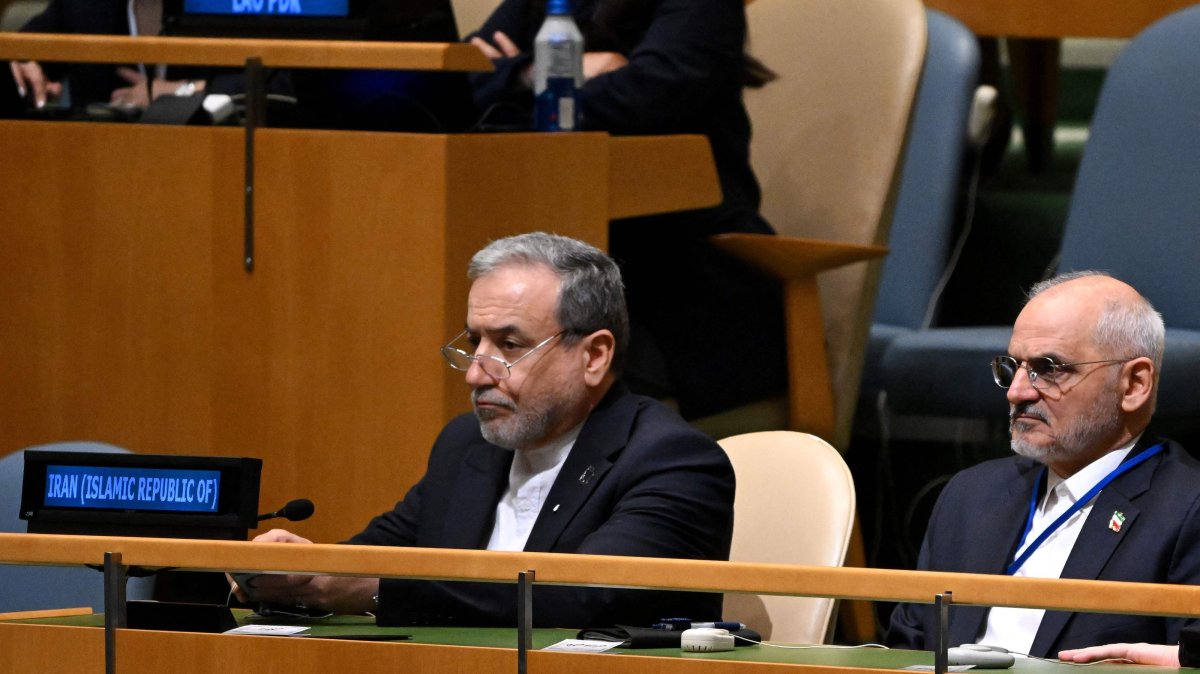 Iran Foreign Minister Abbas Araghchi looks on during the 81st session of the U.N. General Assembly at U.N. Headquarters, New York, Sept. 23, 2026. (AFP Photo)