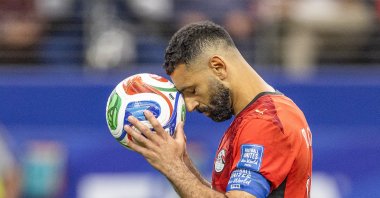 Egypt's Mohamed Salah seen during the 2026 FIFA World Cup football match against Australia at AT&amp;T Stadium, Dallas, U.S., July 3, 2026. (Getty Images Photo)