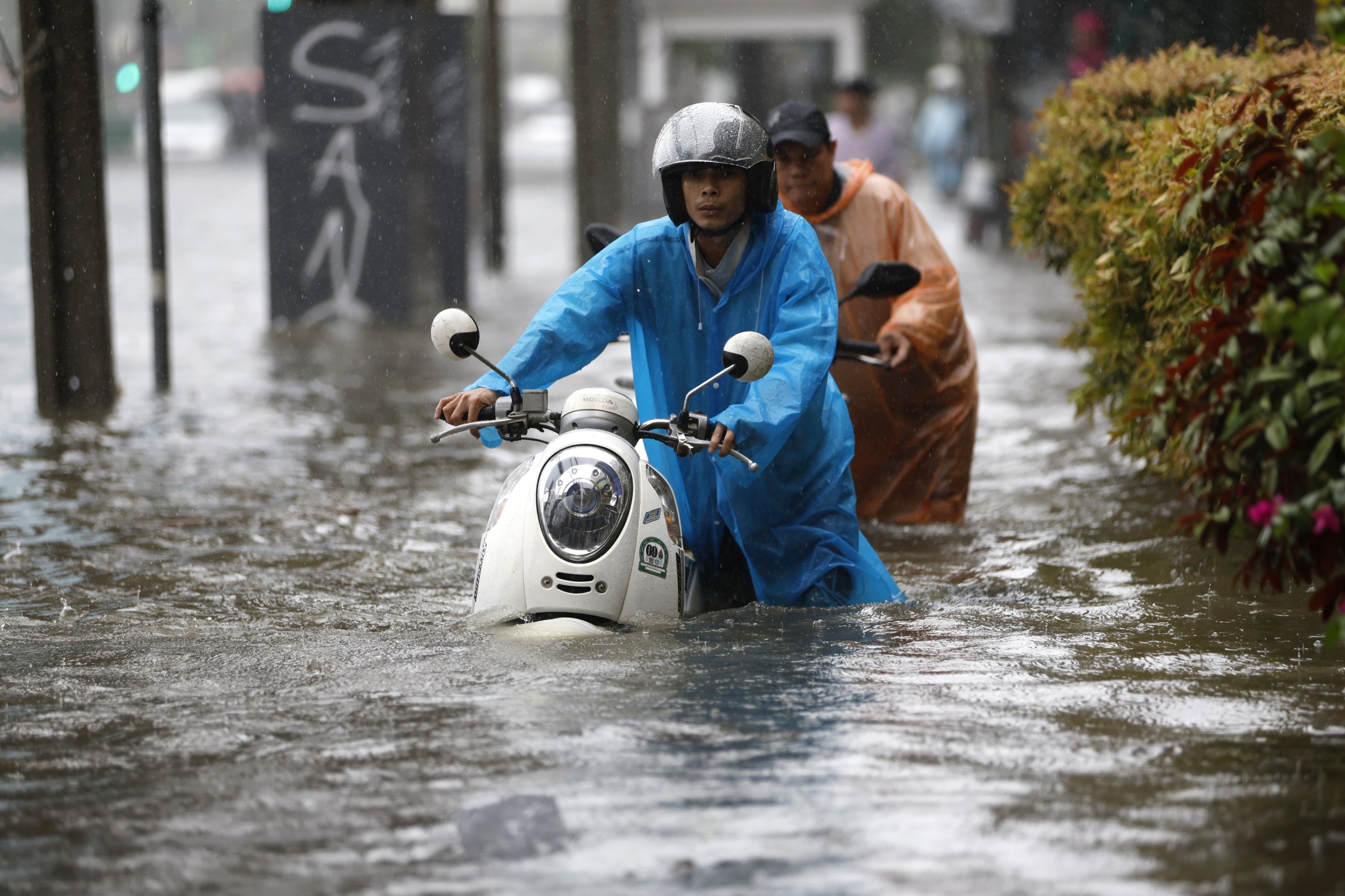 Bangkok declares flood disaster as torrential rain inundates city