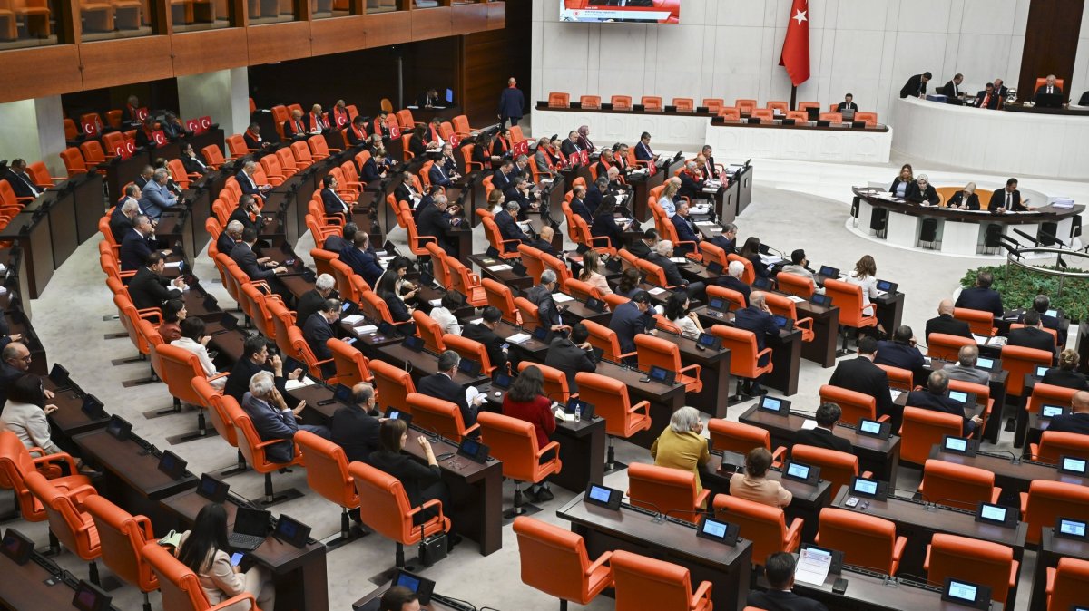 The General Assembly of the Turkish Parliament convenes during a session, Ankara, Türkiye, Aug. 10, 2026. (AA Photo)