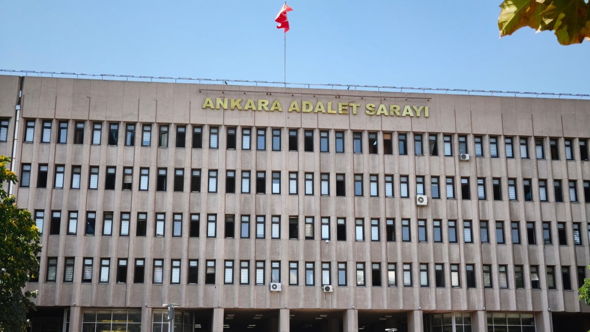 This undated photo shows the exterior of the main courthouse where the chief prosecutor's office is located, Ankara, Türkiye. (İHA Photo)