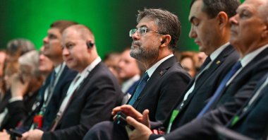 Agriculture and Forestry Minister Ibrahim Yumaklı listens to a speech during a recent forum, Moscow, Russia, Sept. 24, 2026. (AA Photo)