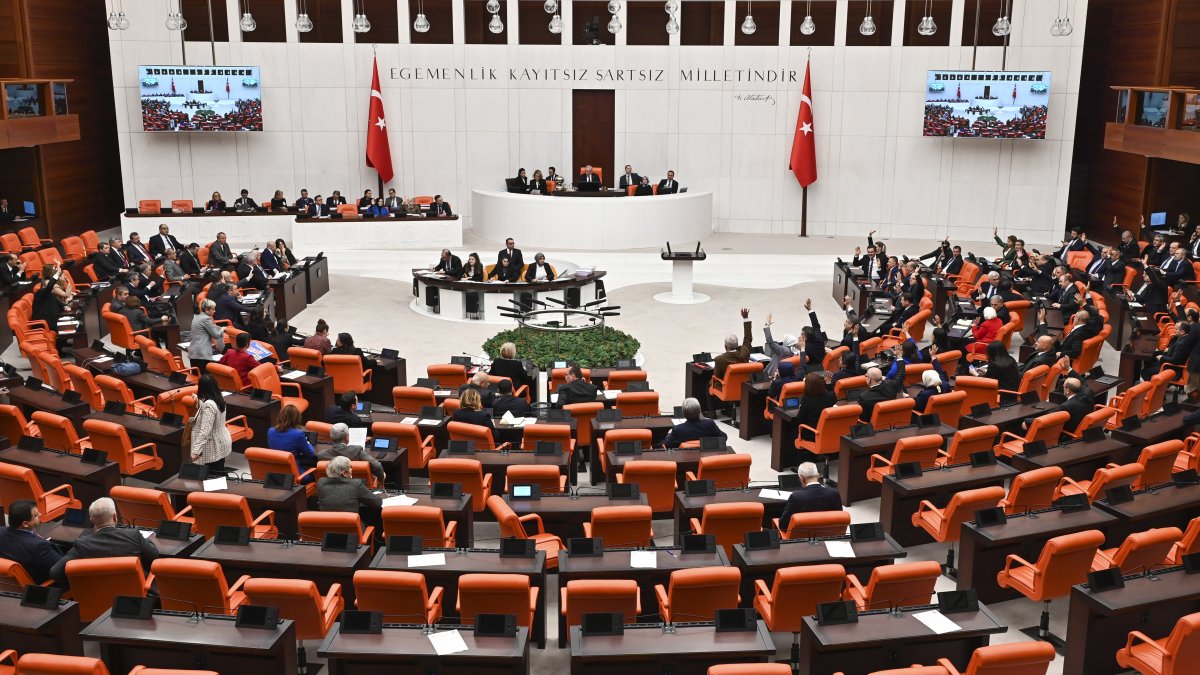 A view of Parliament in session, Ankara, Türkiye, Jan. 23, 2024. (AP Photo)