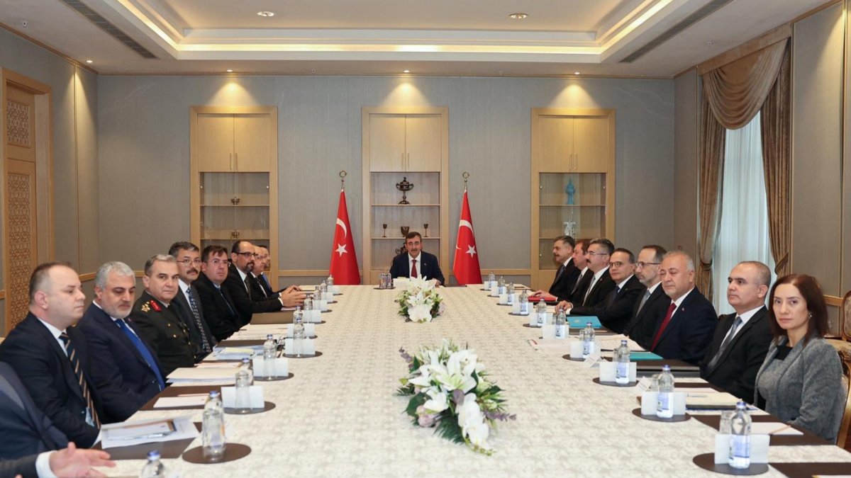 A view of the meeting of the board, Ankara, Türkiye, Sept. 28, 2026. (DHA Photo)