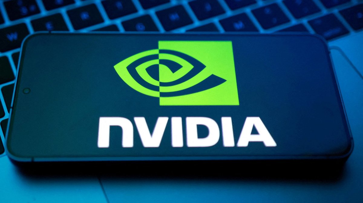 An Nvidia logo appears in this illustration taken Aug. 25, 2025. (Reuters Photo)