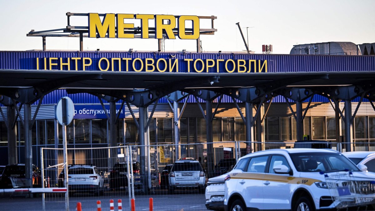 A view shows a Metro hypermarket in Moscow, Russia, Sept. 28, 2026. (AFP Photo)