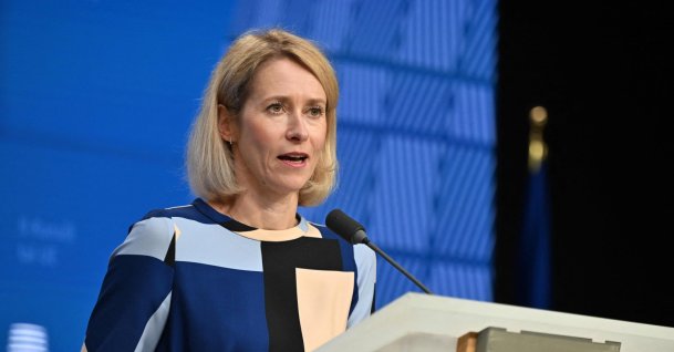 EU High Representative and Vice-President for Foreign Affairs and Security Policy Kaja Kallas gives a press conference at the end of a Foreign Affairs Council on Defence in Brussels, Sept. 28, 2026. (AFP Photo)