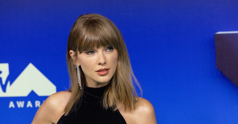 U.S. singer Taylor Swift arrives at the 2026 MTV Video Music Awards, Los Angeles, California, U.S., Sept. 2, 2026. (EPA Photo)