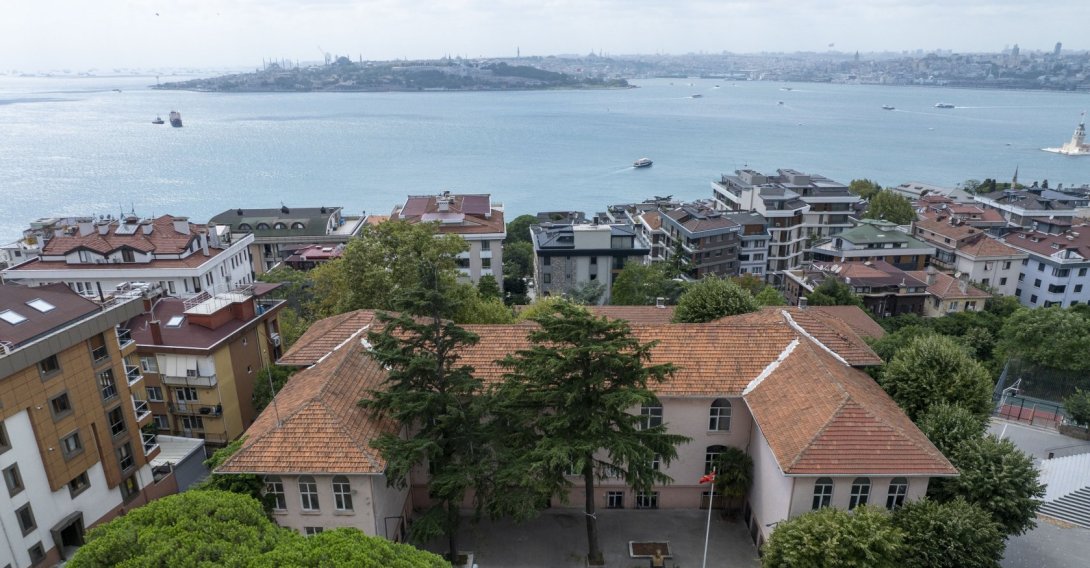 The Burhan Felek Anatolian High School, Istanbul, Türkiye, Aug. 13, 2026. (AA Photo)