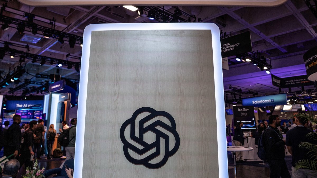People visit an OpenAI booth at Moscone Center during the Dreamforce 2026 technology summit, San Francisco, California, U.S., Sept. 17, 2026. (Reuters Photo)