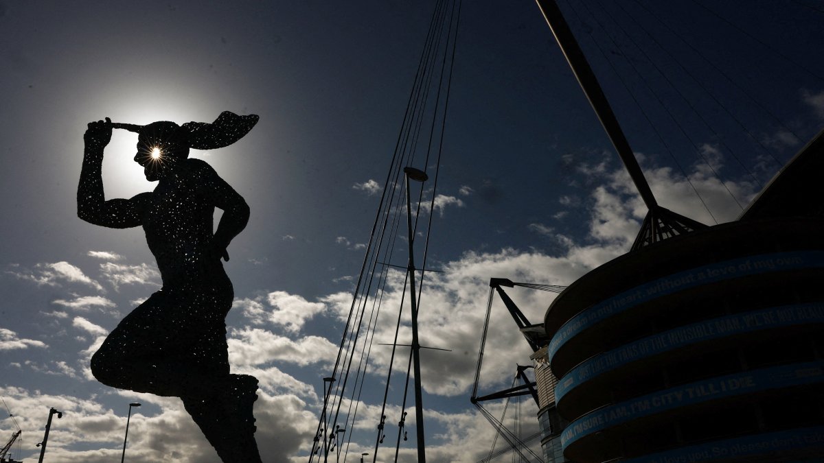 General view of the Etihad Stadium, home of Manchester City Football Club, Manchester, U.K., Sept. 26, 2026. (Reuters Photo)